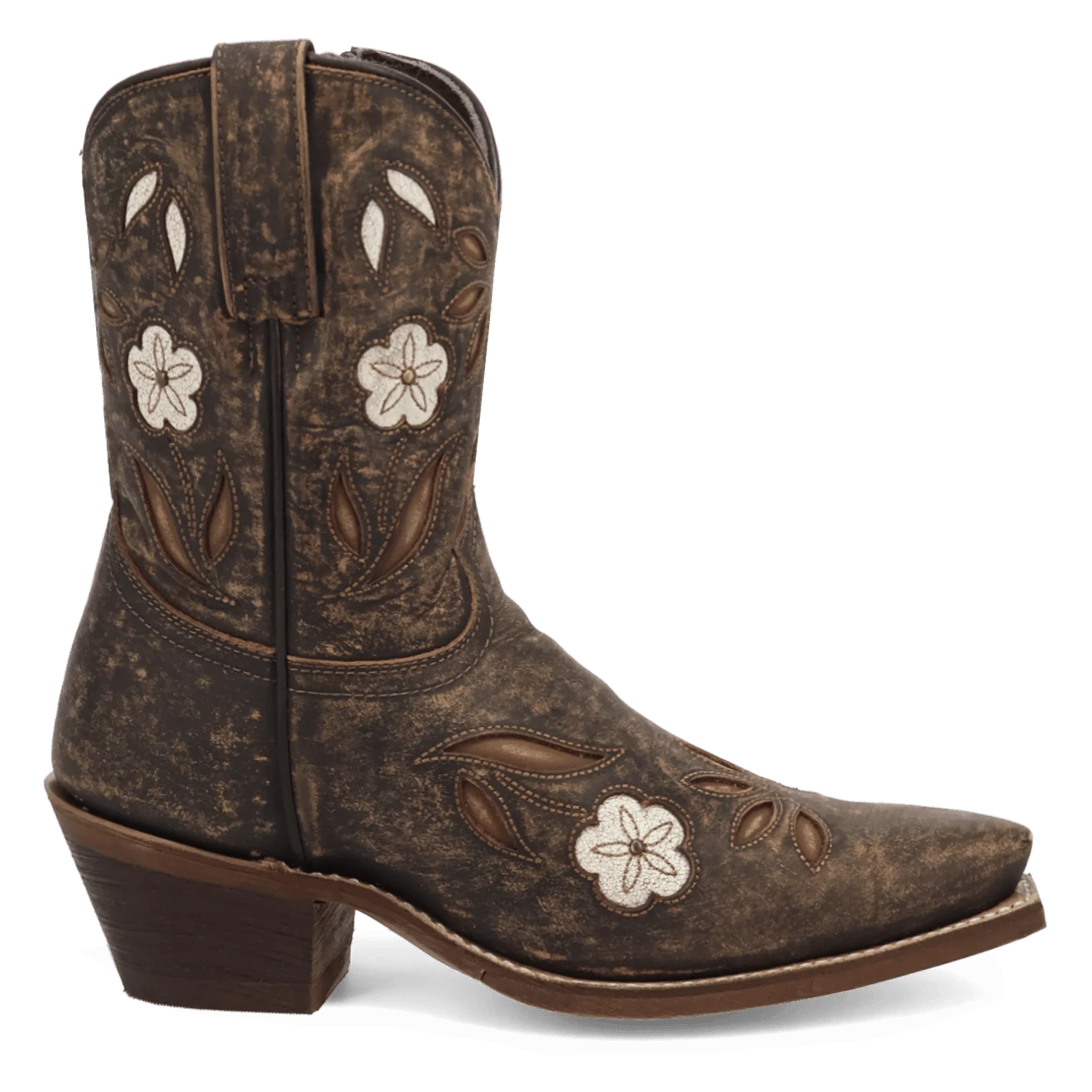 WILD PETAL LEATHER BOOTIE - Image 2