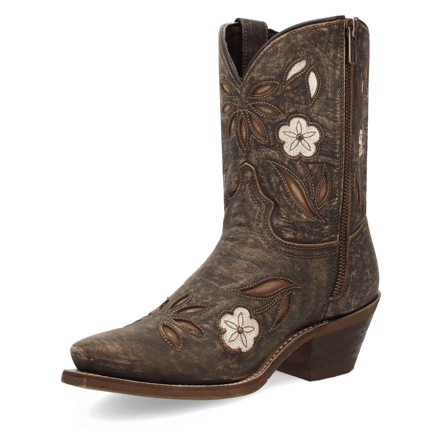 WILD PETAL LEATHER BOOTIE - Image 8