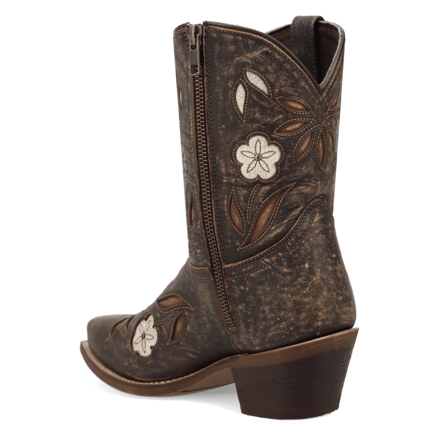WILD PETAL LEATHER BOOTIE - Image 9