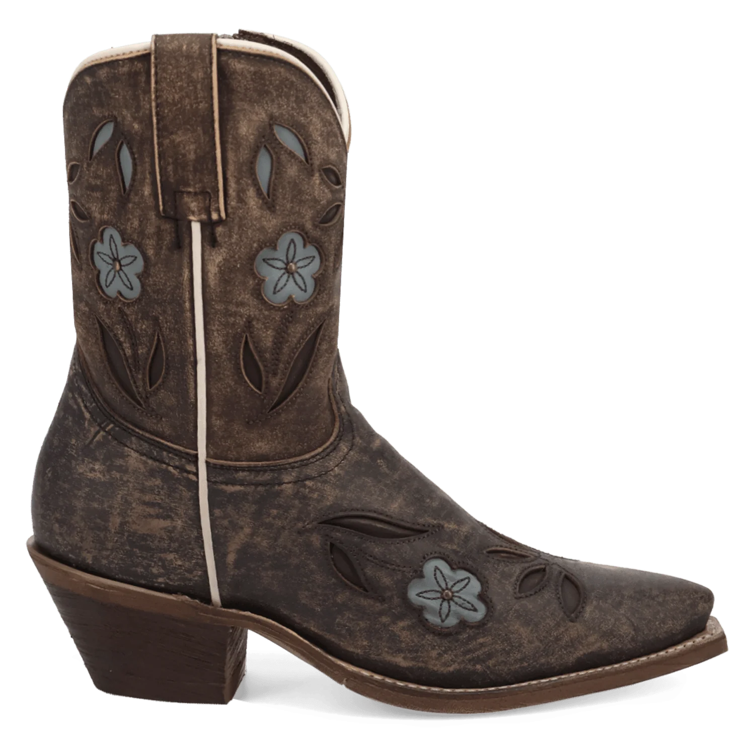 WILD PETAL LEATHER BOOTIE - Image 2